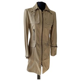 Fendi-Trench coats-Beige