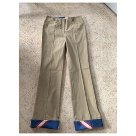 Fendi-Pants, leggings-Beige