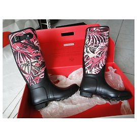 Rain boots HUNTER P 39 Neuves Black Pink