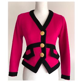 Vintage RARE Christian Lacroix jacket Fuschia