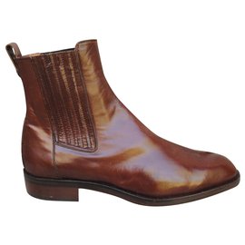 Autre Marque-vintage Heaston p ankle boots 41-Brown