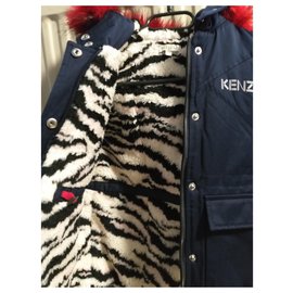 Kenzo-Casacos de menina casacos-Azul marinho