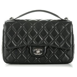 Chanel-Zeitlose Tasche-Schwarz