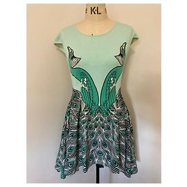 Autre Marque Vestido Alice McCall Peacock Multicolor Verde