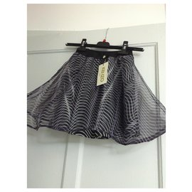 Kenzo-Skirts-Black,White
