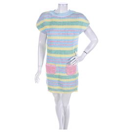 Vanessa Bruno Athe Vestido Multicor de Algodão Vanessa Bruno Multicor