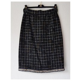Chanel-NEW Robo skirt-Black