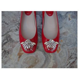 Furla-Zapatillas de ballet-Roja