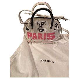 Bolsa Balenciaga de couro branca Branco