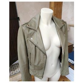Paul & Joe Sister Veste cuir Paul & Joe Vert clair