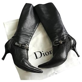Christian Dior Stiefel Schwarz