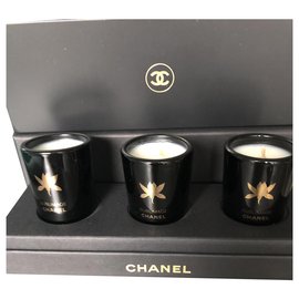 Chanel-Caja de velas-Negro