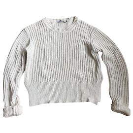 T By Alexander Wang T von Alexander Wang verkürzter Pullover Roh