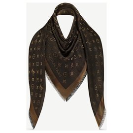 Louis Vuitton-Así que brilla bufanda-Castaño