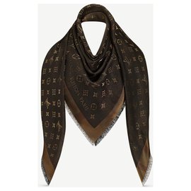 Louis Vuitton Quindi risplendi sciarpa Marrone