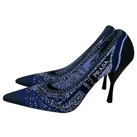 Prada Tricot Noir Bleu