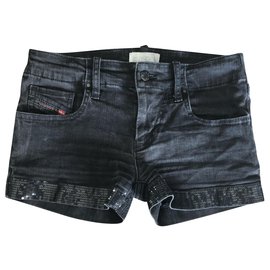 Diesel-Girl Shorts-Black