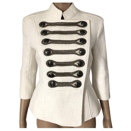 Pierre Balmain Jacke Aus weiß