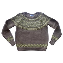 Max & Co Pullover aus Wollgemisch Gelb Karamell