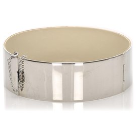 Céline-Celine Silver Manchette Metal Cuff-Silvery
