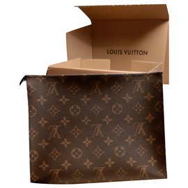 Louis Vuitton-TOILET POCKET 26-Dark brown