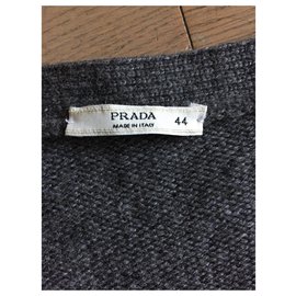 Prada-Prada cashmere cardigan-Grey
