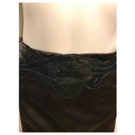 Karen Millen-Falda de tubo-Marrón oscuro