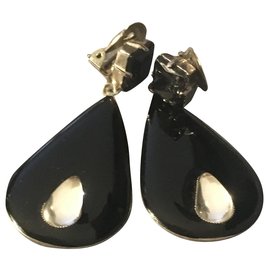 Giorgio Armani-Earrings-Black