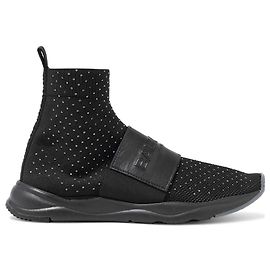 Balmain Cameron Sneaker Leder Schwarz 38 Schwarz