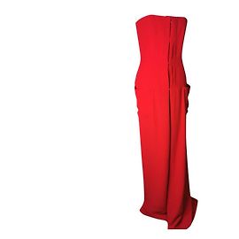 Mono Christian Dior de seda rojo Roja