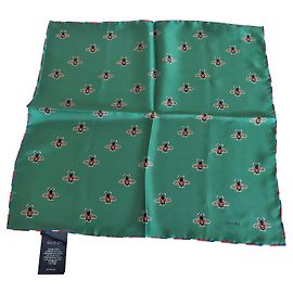 Sciarpa Gucci in seta Verde oliva