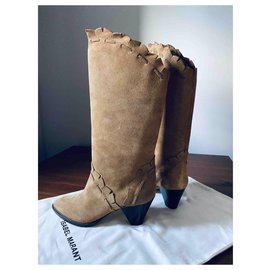 Isabel Marant-Ankle Boots-Caramel