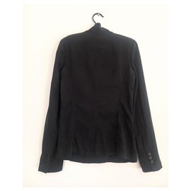 Isabel Marant-belted tailored jacket-Black