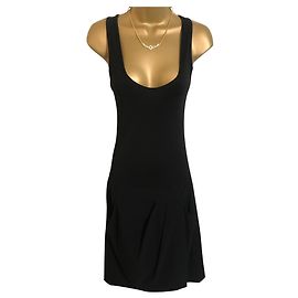 Dkny Kleider Schwarz