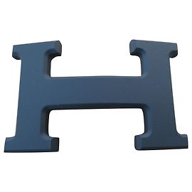 Modelo de hebilla de cinturón Hermès 5382 PVD mate 32MM Negro