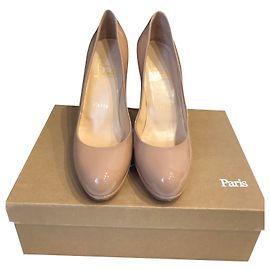 Christian Louboutin Leather Pumps Beige Size 36 Beige