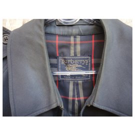 Burberry-casaco Burberry vintage t para homem 52-Azul marinho