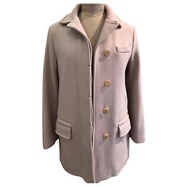 Louis Vuitton Kurzmantel Aus weiß