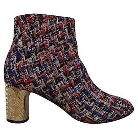 Casadei Botines Multicolor Dorado