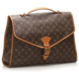 Louis Vuitton-Louis Vuitton Brown Monogram Beverly Aktentasche GM-Braun