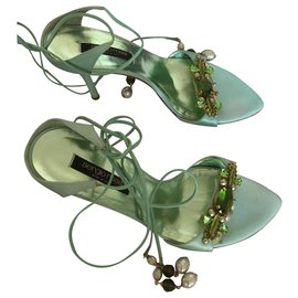 Sergio Rossi-Des sandales-Vert clair