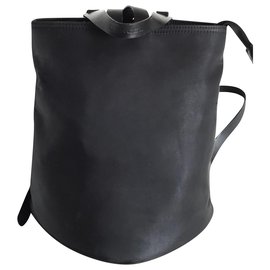 Lancel Backpacks Black