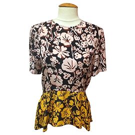 Top Tunica Kenzo in Seta Multicolore Multicolore
