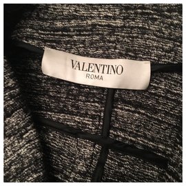 Valentino-Abrigo de gran tamaño-Gris