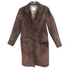 Georges Rech t leather coat 40 Dark brown