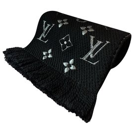 Louis Vuitton-Logomania shawl-Black