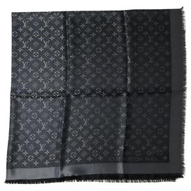 Louis Vuitton-Scialle Louis Vuitton Shine nero-Noir