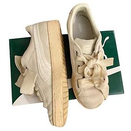 Puma Heart Argenté Beige Blanc cassé
