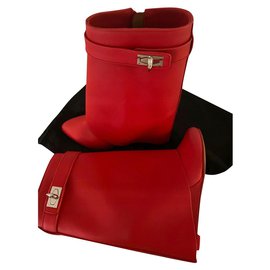 Botines de tiburón de Givenchy Roja