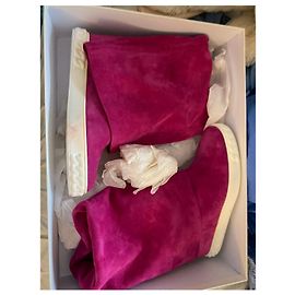 Casadei Ankle Boots Fuschia
